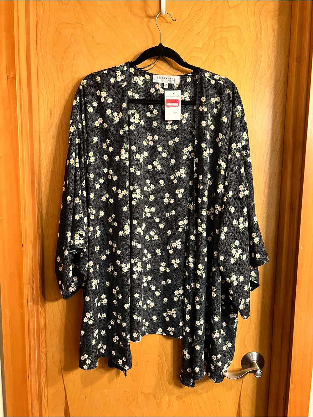 🌸 Socialite Curve Floral Boho Wrap/Shawl NWT - 1X